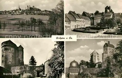 Stolpen Burgruine Markt  Kat. Stolpen