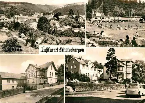 Finsterbergen FDGB Ferienheim Ernst Kamith VdN Kurheim Dr. Theodor Neubauer  Kat. Finsterbergen Thueringer Wald