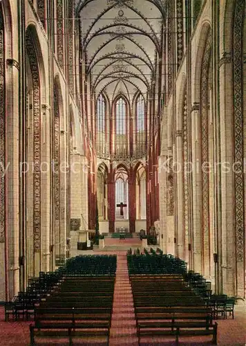 Luebeck St Marienkirche Mittelschiff Kat. Luebeck