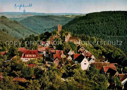 Zavelstein Panorama Kat. Bad Teinach Zavelstein