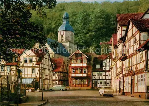 Bad Sooden Allendorf Rhenanusplatz mit Marienkirche Kat. Bad Sooden Allendorf