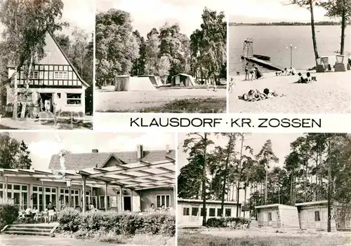 Klausdorf Mellensee Strand Bungalows Camping Kat. Mellensee