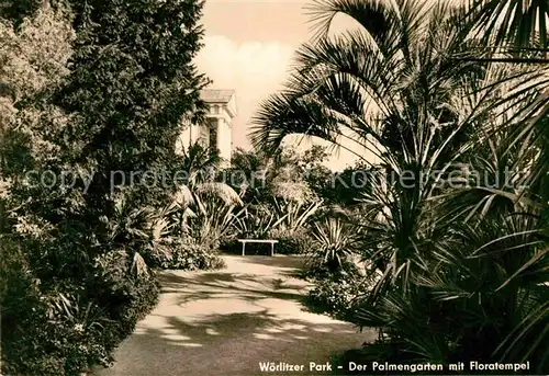 Woerlitz Palmengarten mit Floratempel Kat. Woerlitz