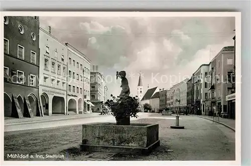 Muehldorf Inn Stadtplatz Brunnen Kat. Muehldorf a.Inn