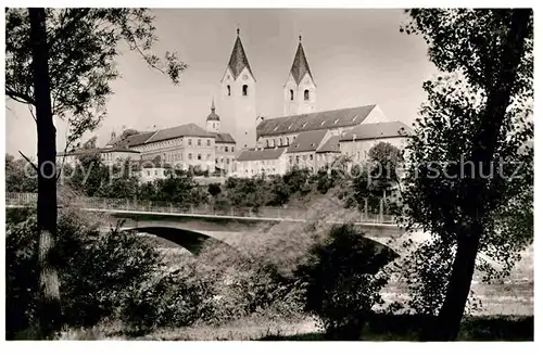 Freising Oberbayern Dom Isarbruecke Kat. Freising