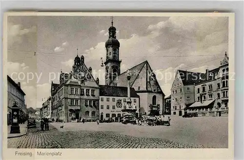 Freising Oberbayern Marienplatz Kat. Freising