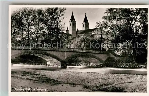 Freising Oberbayern Domberg Bruecke Kat. Freising