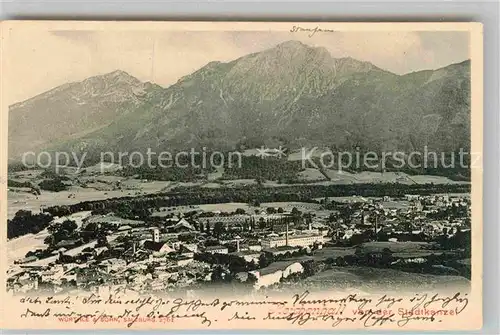 Bad Reichenhall Blick von der Stadtkanzel Kat. Bad Reichenhall