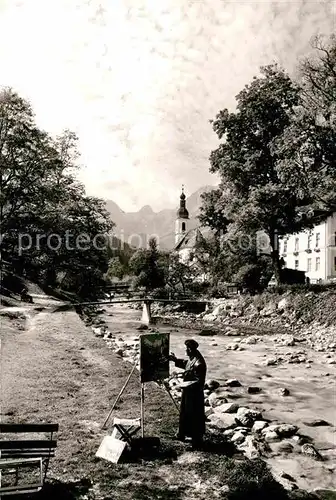 Ramsau Berchtesgaden Kapelle Maler Kat. Ramsau b.Berchtesgaden