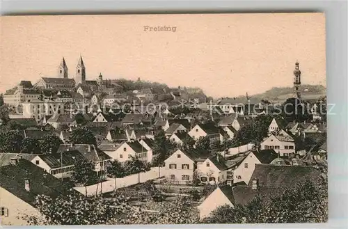 Freising Oberbayern Panorama Kat. Freising