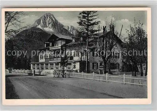 Mittenwald Bayern Hotel Pension Karwendel  Kat. Mittenwald