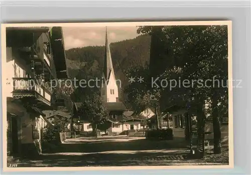 Bayrischzell Dorfpartie Kat. Bayrischzell