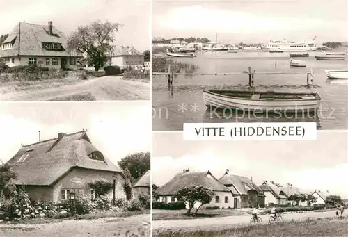 Vitte Hiddensee Blaue Scheune Hafen Norderende