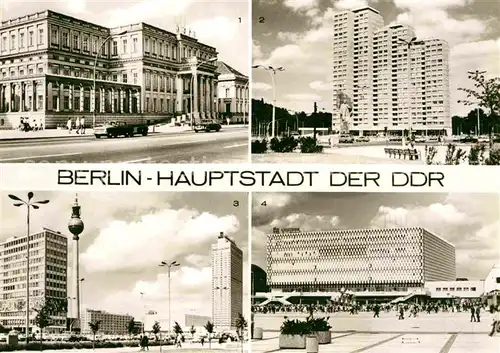 Berlin Palais Unter den Linden Leninplatz Alexanderplatz  Kat. Berlin