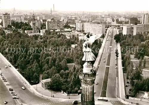 Berlin Siegessaeule mit Hansaviertl Altonaer Strasse Kat. Berlin