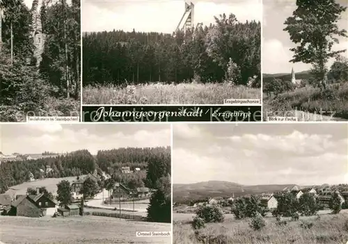 Johanngeorgenstadt Erzgebirgsschanze Steinbach Teufelstein Kat. Johanngeorgenstadt