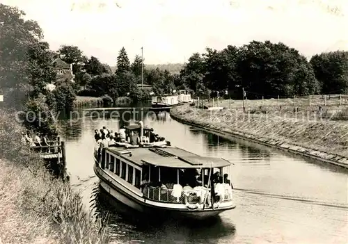 Lenz Malchow Anlegestelle der Weissen Flotte Kat. Malchow Mecklenburg