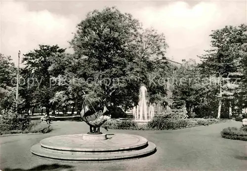 Bernburg Saale Marx Engels Platz Sonnenuhr  Kat. Bernburg