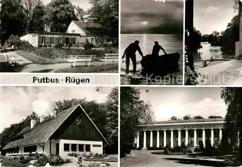 Putbus Ruegen Gaststaette Rosencafe Park HO Gaststaette Jaegerhuette Haus Goor  Kat. Putbus