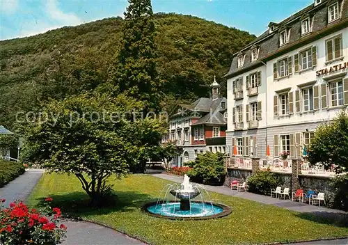 Bad Bertrich Kurhaus und Kurhotel Kuranlagen Springbrunnen Kat. Bad Bertrich