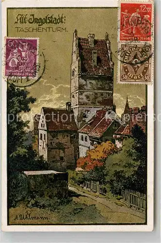 Ingolstadt Donau Taschenturm Kat. Ingolstadt