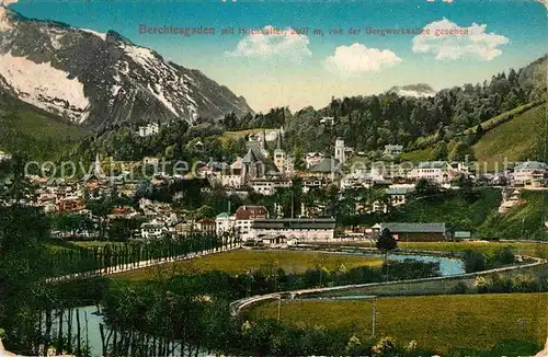 Berchtesgaden Hochkalter von der Bergwerkallee gesehen Kat. Berchtesgaden