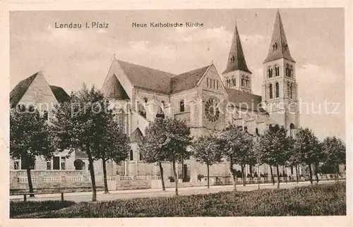 Landau Pfalz Neue Katholische Kirche Kat. Landau in der Pfalz