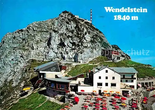 Bayrischzell Wendelstein Wendelsteinhaus Gipfel Bergbahn Bayerische Voralpen Kat. Bayrischzell