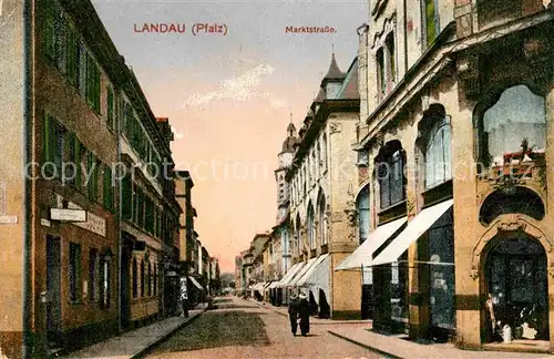 Landau Pfalz Marktstrasse Kat. Landau in der Pfalz