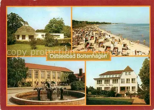 Boltenhagen Ostseebad Konsum Gaststaette Pavillon Strand FDGB Erholungsheim Ferienheim Kat. Ostseebad Boltenhagen