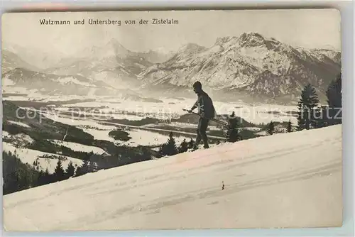 Berchtesgaden Watzmann Untersberg  Kat. Berchtesgaden