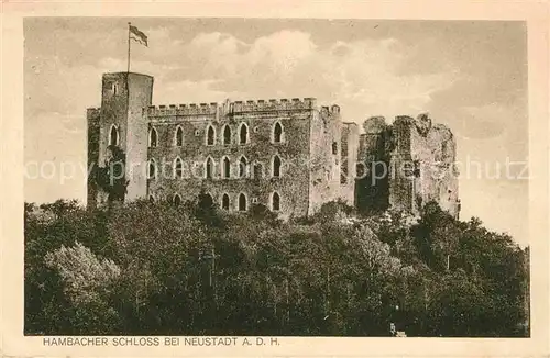 Neustadt Haardt Hambacher Schloss Kat. Neustadt an der Weinstr.