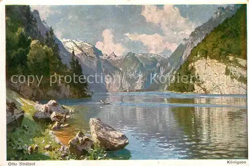 Koenigsee Berchtesgaden Teilansicht 