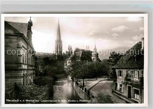 Neustadt Weinstrasse Casimirianum Kirche Pfarrhaus Kat. Neustadt an der Weinstr.