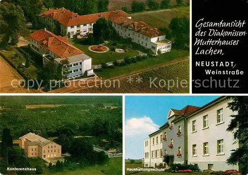 Neustadt Weinstrasse Fliegeraufnahme Diakonissen Mutterhaus Konferenzhaus Haushaltungsschule Kat. Neustadt an der Weinstr.