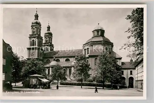 Kempten Allgaeu Lorenzkirche Kat. Kempten (Allgaeu)