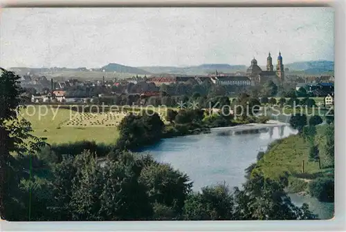 Kempten Allgaeu Panorama Kirche Kat. Kempten (Allgaeu)