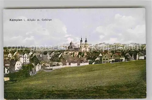 Kempten Allgaeu Gebirge Sankt Lorenzkirche  Kat. Kempten (Allgaeu)