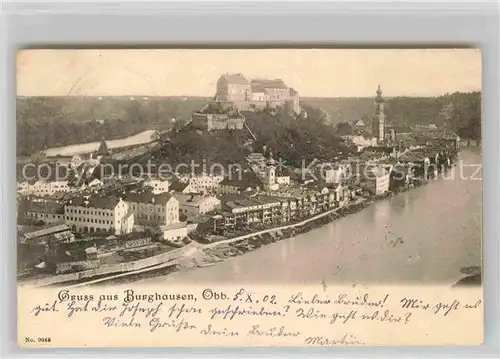 Burghausen Salzach Burg Kat. Burghausen