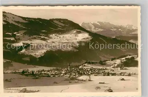 Oberstaufen Panorama Kat. Oberstaufen