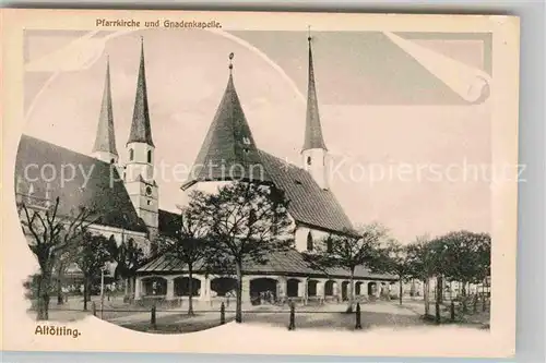 Altoetting Pfarrkirche und Gnadenkapelle Kat. Altoetting