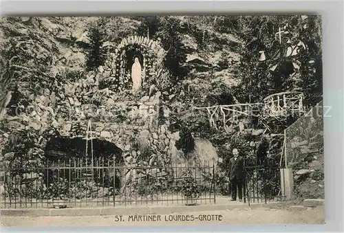 Landau Pfalz Sankt Martiner Lourdes Grotte Kat. Landau in der Pfalz