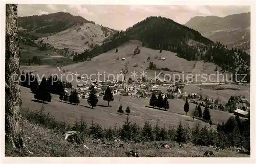 Oberstaufen Blick vom Kapf  Kat. Oberstaufen