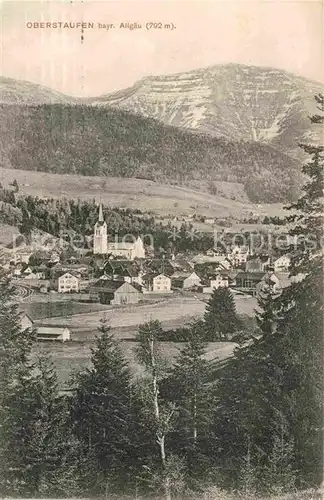 Oberstaufen Gesamtansicht  Kat. Oberstaufen