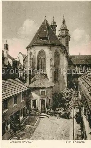 Landau Pfalz Stiftskirche Kat. Landau in der Pfalz