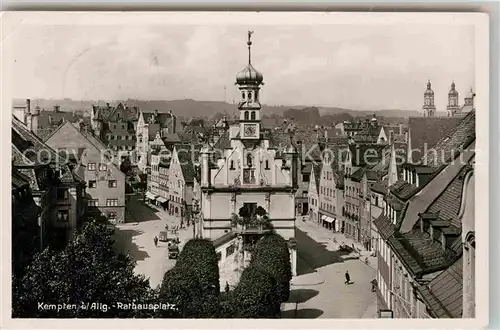 Kempten Allgaeu Rathausplatz Kat. Kempten (Allgaeu)