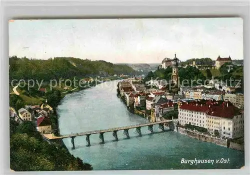 Burghausen Salzach Bruecke  Kat. Burghausen