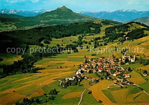 Mittelberg Oy Blick auf Widderstein Schwarzwassertal Hoher Ifen Gruenten Hoernergruppe Fliegeraufnahme Kat. Oy Mittelberg