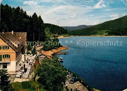 Forbach Baden Gasthaus zur Schwarzenbachtalsperre Kat. Forbach