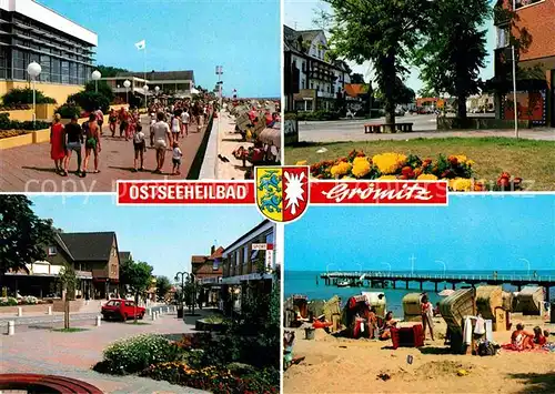 Groemitz Ostseebad Promenade Dorfpartien Strand Seebruecke Kat. Groemitz